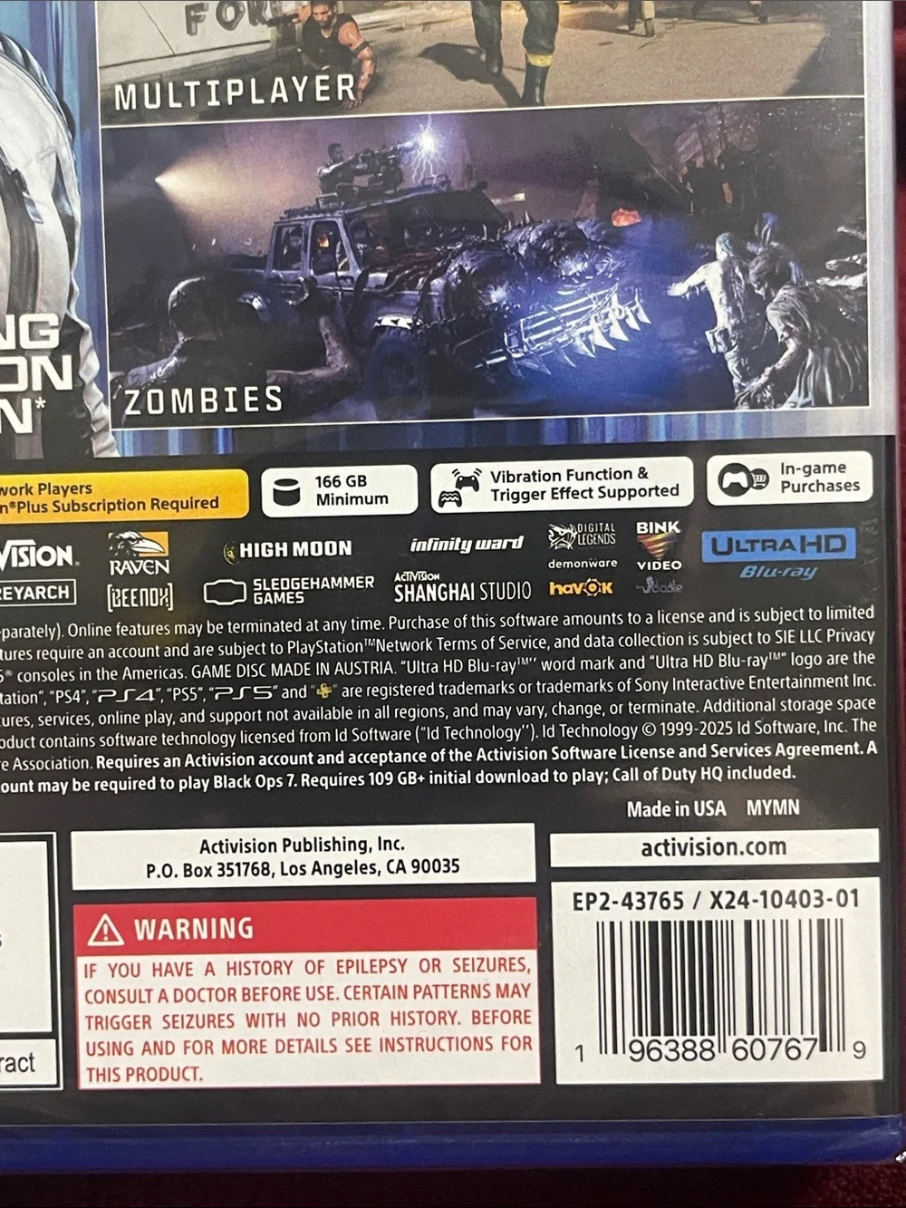 Sony PS5 Call of Duty: Black Ops 7 - New, Sealed